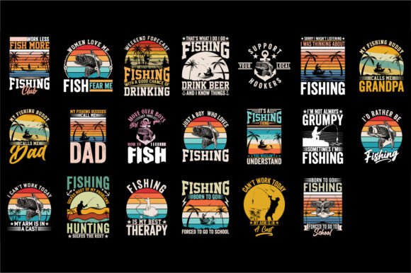 Download Best Fishing Tshirt Bundle - Tshirt bundle Collection